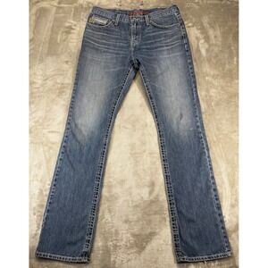 Cinch Ian Jeans Mens 35x38 Blue Good Slim Fit Bootcut Western Denim MB53336 001